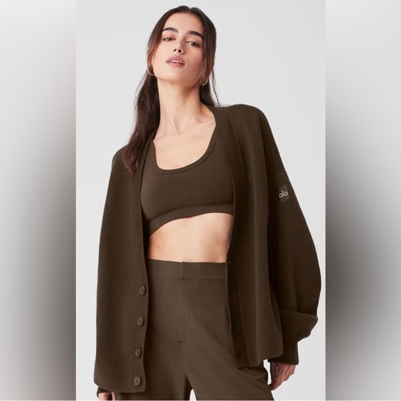 ALO Yoga Scholar Cardigan Sweater - Picture 2 of 6